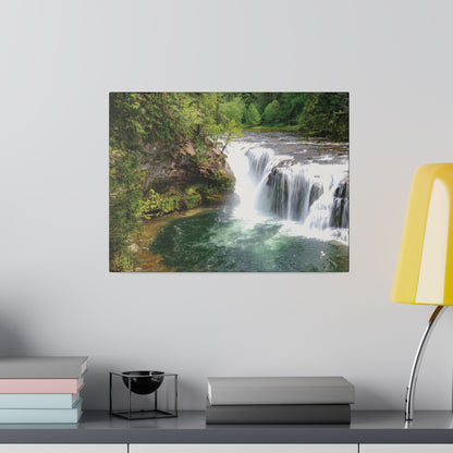 16x20 River Falls Canvas Wall Art