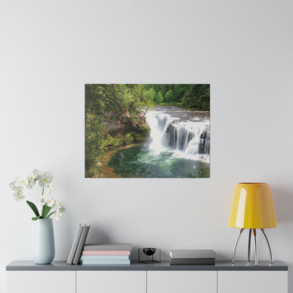 24x18 River Falls Canvas Wall Art