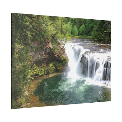 River Falls Canvas Wall Art Side View